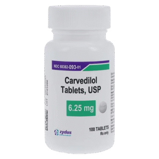 Carvedilol 6.25 mg
